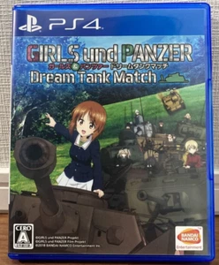 Girls & Panzer Dream tank match PS4 PlayStation 4 Bandai Namco with Case JP - Picture 1 of 3