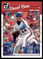 2023 Donruss Baseball Retro Base #277 David Cone - New York Mets