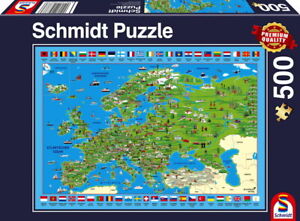500 Teile Schmidt Spiele Puzzle Europa entdecken 58373