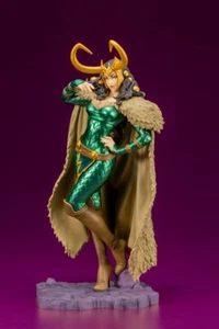 MARVEL LOKI LAUFEYSON BISHOUJO STATUE ACTION FIGURE NEW *GENUINE KOTOBUKIYA* - Picture 1 of 6