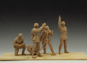 1/35 Resin German 120mm Mortar and Mortar Crew set Unassembled Unpainted - Picture 1 of 4