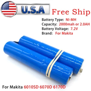 Battery Repacking Pack For Makita 7.2V 2.0Ah Ni-MH 6010SD 6070D 6170D M001 US#1 - Picture 1 of 4