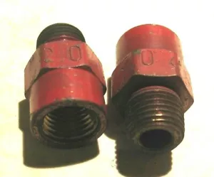 NUOVO 2PCS 2.0MM ORIFIZIO FISSO RACCORDI OTTONE 1/4 M/F NPT P7922 - Foto 1 di 3