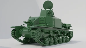 Tankette Tipo 92 Jyu-Sokosha (temprano) - Ejército Japonés - Escala 28mm - wargame3d - Imagen 1 de 5