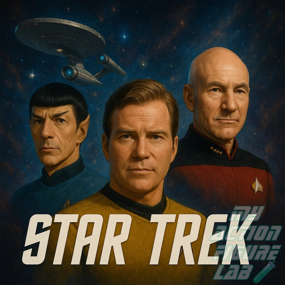 Cabeza escultura personalizada impresa en 3D de Star Trek sin pintar Foto 1 de 1