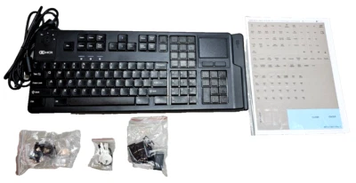 New NCR RealPOS Full Size USB Keyboard, GlidePad, MSR, Keylock 6932-5312-9090 - Image 1 of 4