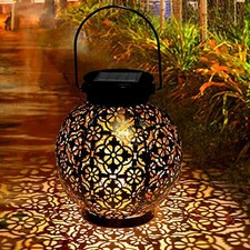 Solar Lantern, Outdoor Waterproof Garden LED Solar Light, Decorative