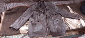 Spanische LederJacke Gr. 58, DUNKELBRAUN - Bild 1 von 4
