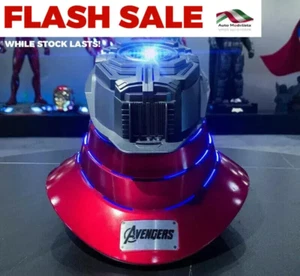 Blitzangebot: Iron Man MK5 Helmfuß Ständer Premium LED 5.2 Bluetooth Lautsprecher - Bild 1 von 5