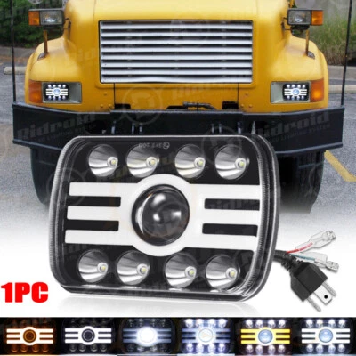 Светодиодная фара дневного света для International Harvester 9900 9200 9400i 4700 4800 7x6 дюймов - Изображение 1 из 4