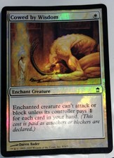 Cowed by Wisdom FOIL Saviors of Kamigawa NM White Common MAGIC CARD ABUGames