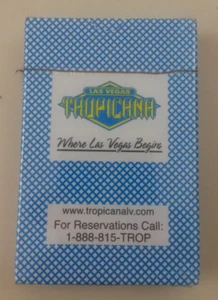 Tropicana Casino Spielkarten Einzeldeck Las Vegas Nevada Neu Versiegelt - Bild 1 von 7