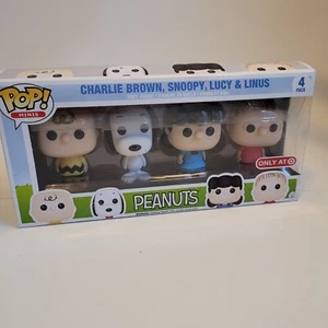Funko Pop Minis Peanuts Charlie Brown Snoopy Lucy Linus Target See Description! - Picture 1 of 10