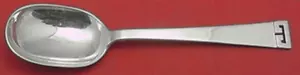 Chinese Key by Allan Adler Sterling Silver Place Soup Spoon 6 3/4" Flatware - Picture 1 of 2