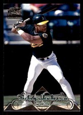 1998 Pacific Paramount Rickey Henderson #80 Oakland Athletics
