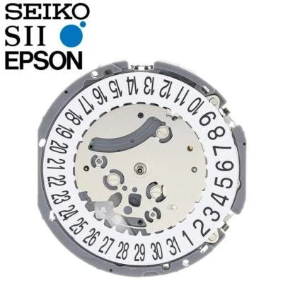 Nuevo Movimiento Reloj Japón Seiko SII / TMI / Epson VK64, 13 1/2 Ligne, 3 Manecillas Foto 1 de 3