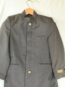 Chaqueta Pontelli Uomo Mujer 12 Negra Blazer Chaqueta Oscura Academia Manga Larga - Imagen 1 de 14