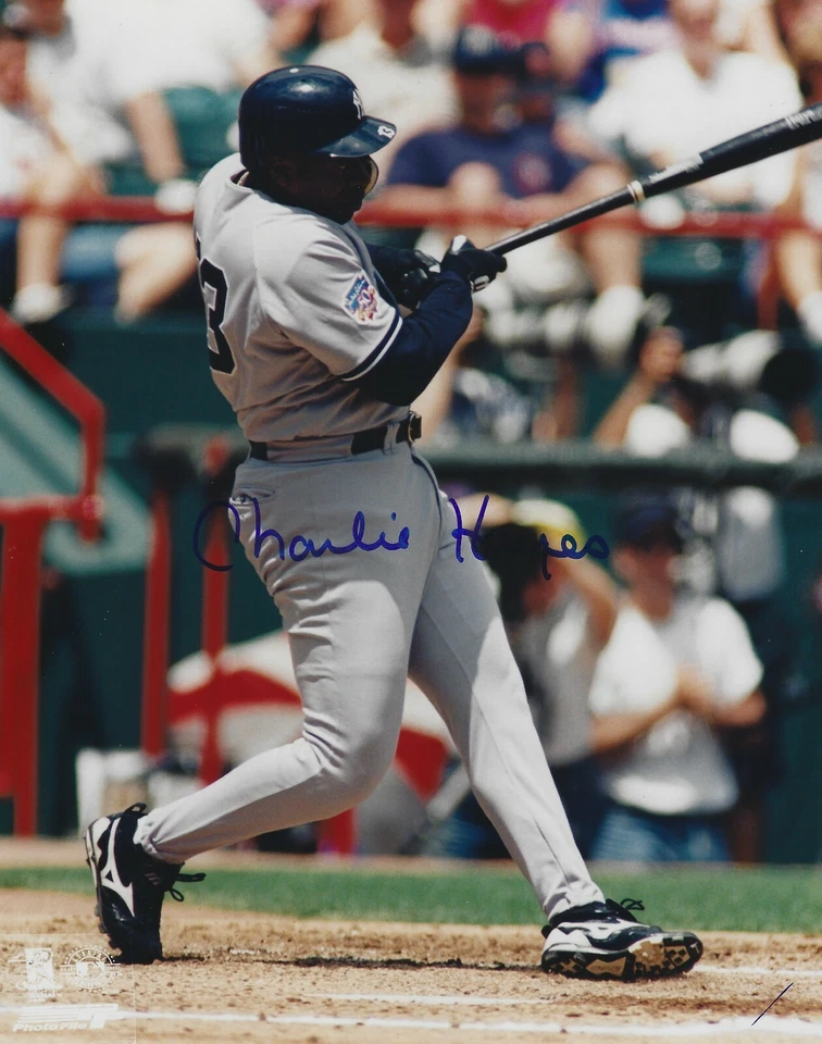 Foto autografada assinada por Charlie Hayes 8x10 - NY Yankees Giants Phillies - com certificado de autenticidade - Imagem 1 de 1