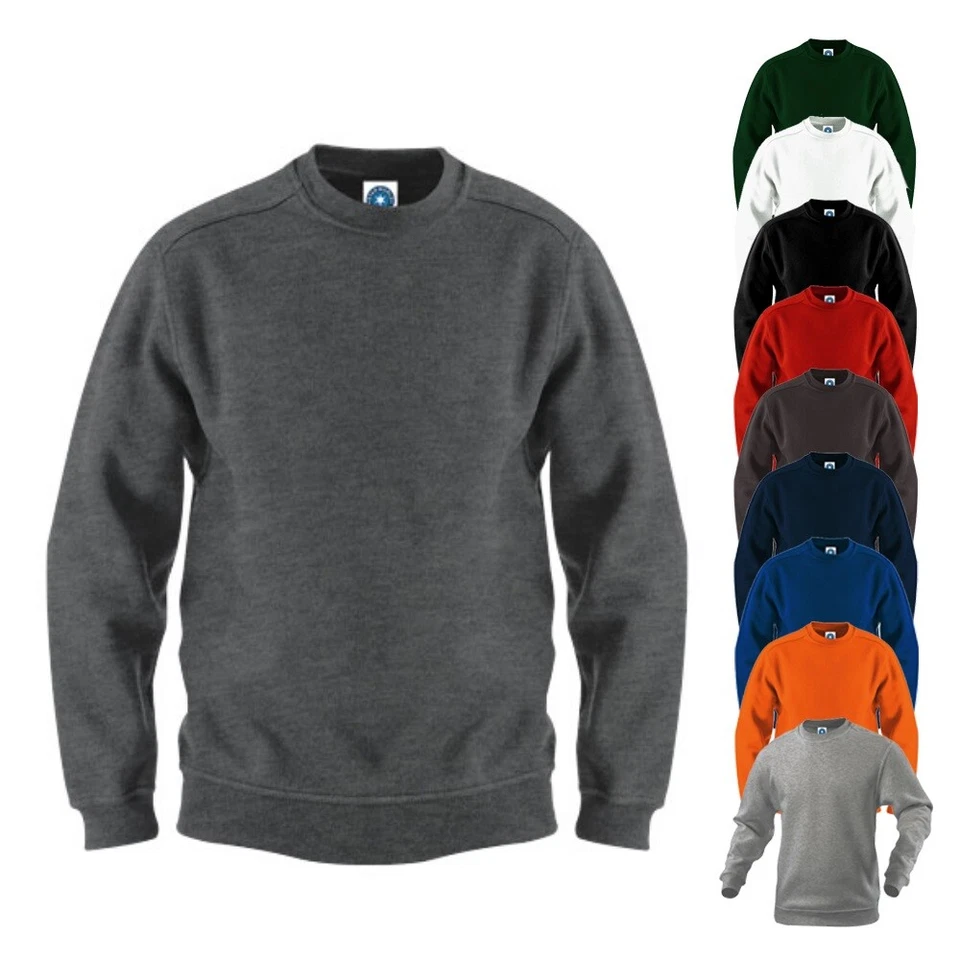 Best Value Sweat  Shirt Herren Sweatshirt Fittness Pullover Arbeitspullover - Bild 1 von 1