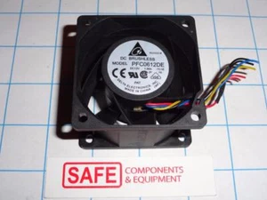 Ventilador de rodamiento de bolas Delta PFC0612DE 60 mm X 38 mm DC12V 1.68A 4 cables 68CFM MM-304 - Imagen 1 de 3