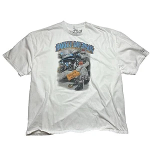 Camiseta Harley-Davidson Scott Jacobs Gráfica Carolina del Norte Motocicletas Blanca 2X - Imagen 1 de 7