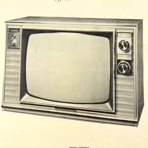 1968 Zenith TV 20Y1C37 Schematic Service Manual Vintage Original - Picture 1 of 2