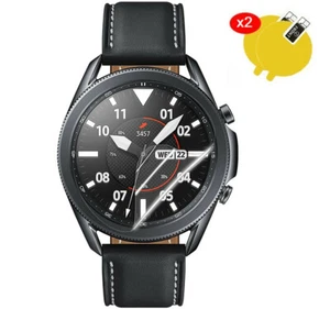 2 x Smart Watch Rotondi Proteggi Schermo Pellicola TPU per Samsung Watch 3 41mm/45mm - Foto 1 di 10