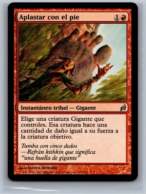 Magic The Gathering SPANISH Lorwyn Crush Underfoot #162/301 MTG TCG CCG - Image 1 of 2