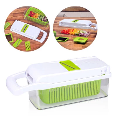 Multi Gemüseschneider Set Küchenreibe Küchen Gemüsehobel Multischneider Einsätze - Bild 1 von 4