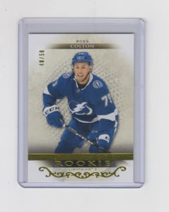 21/22 UD Artifacts Tampa Bay Lightning Ross Colton Yellow RC card #168 Ltd #/50 - Bild 1 von 2