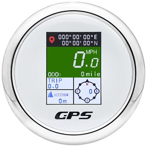 85mm 6 in 1 Multifunction Speedometer Tacho Oil Pressure Water Temp Fuel Volt - Picture 1 of 13