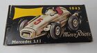 Schuco #1043 Mercedes While 2,5 Micro Racer Germany 