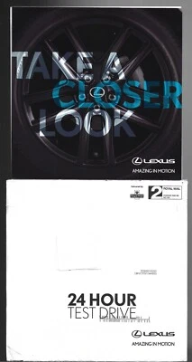 Lexus CT 200h Sport & IS 300h Sport Late 2015 UK Market Foldout Mailer Brochure - Image 1 of 2