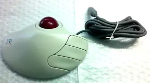 Logitech Trackman Marble T-CH11 TrackBall Mouse PS2 Port - Picture 1 of 4