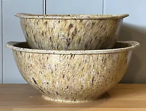 Set verschachtelte Rührschüsseln Griff Melamin Konfetti beige Melmac Markenlos 8,5/9,5 - Bild 1 von 10