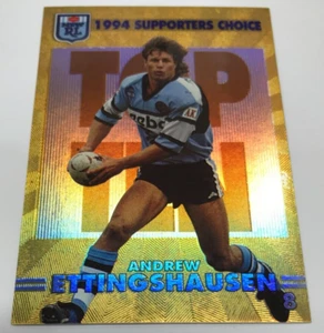 1994 DYNAMIC RUGBY LEAGUE S2 CARD SUPPORTERS CHOICE GOLD CARD S8 A ETTINGSHAUSEN - Picture 1 of 2