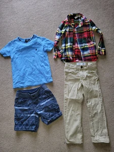 Youth Boys 4 4T Clothing Outfit LOT Polo RL Gap OshKosh Kids Pants Shorts Shirt - Picture 1 of 7
