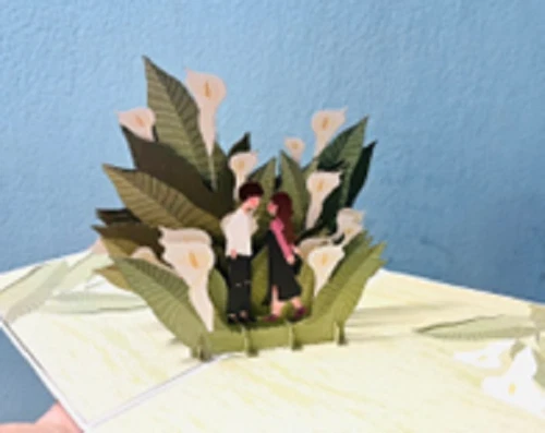 Love Valentines Day Pop up Card Pop-Up Card 3D Popup Greeting Card Free Shipping - Image 1 of 1