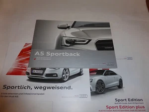 Audi A5 S5 Sportback Prospekt 04,2015 Preisliste 10,2015 Zubehör Listen 08,2015 - Bild 1 von 1