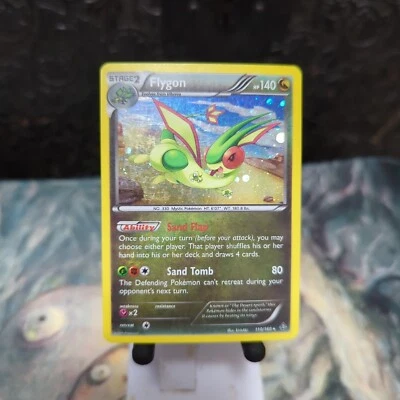 Flygon Cosmo Holo 110/160 Pokemon Primal Clash Damaged Single Card - Image 1 of 4