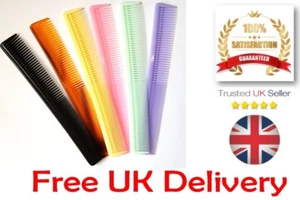 Männer Frauen Salon farbig Kunststoff Schneiden Haarkamm Friseur Friseur Tasche - Bild 1 von 17