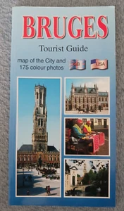 Bruges Tourist Guide Map of City and 175 Colour Photos- Belgium - Imagen 1 de 1