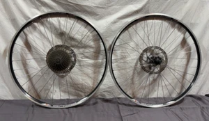 Sun Ringle SR25 9-Spd Disc Brake 26" Aluminum QR Wheelset Shimano RM66 Hubs - Picture 1 of 16