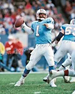 WARREN MOON 8x10 Photo Picture HOUSTON OILERS Football Print (WM2) - Picture 1 of 1