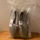 MUK LUKS New Size 11.5-13 Large Gray Slippers (Unisex Adult) Adjustable Open Toe