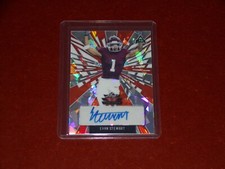 2022 Leaf Valiant Crystal Orange Auto 13/20 Evan Stewart