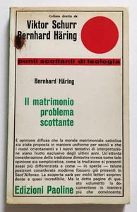 Libro Il Matrimonio Problema Scottante Bernhard Haring Ediz. Paoline 1969 (L106 - Picture 1 of 3