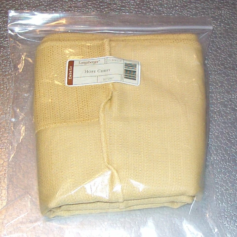 Longaberger Butternut HOPE CHEST Basket Liner ~Made in USA~ New Ships FREE! Cover