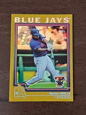 2004 Topps Chrome Gold Refractor Vernon Wells #120
