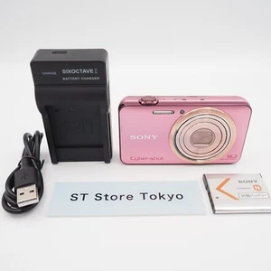 [EXC] SONY Cyber Shot Digital Camera Pink DSC-WX7 16.2MP Compact Japanese only - Picture 1 of 24